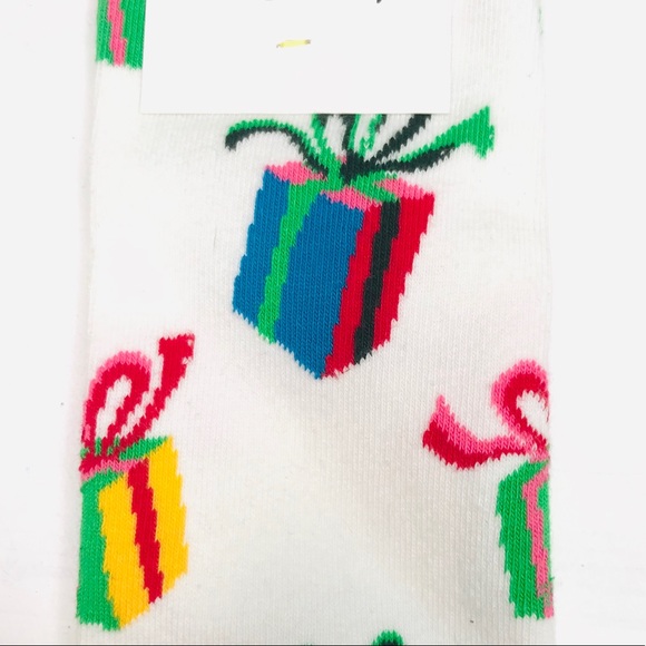 Happy Socks Present Socks, White - Picture 5 of 6